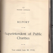Report by the Superintendent of Public Charities, 1910